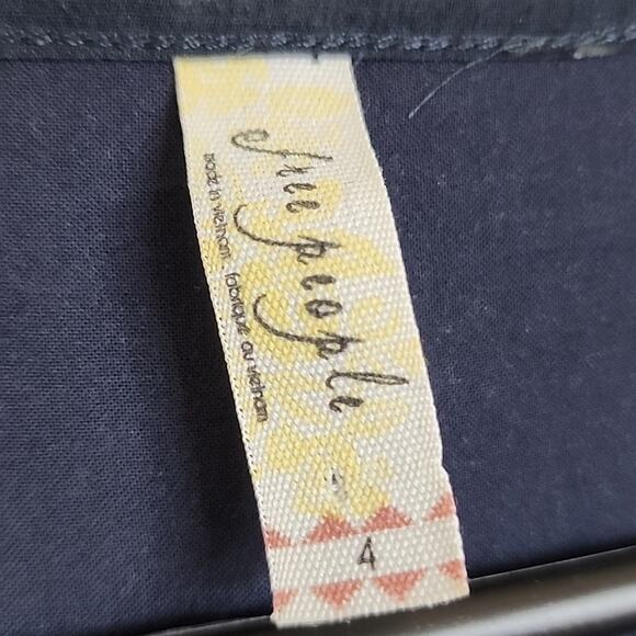 Free People Vintage Bonnie Butterfly Size 4 Dress - Picture 4 of 11